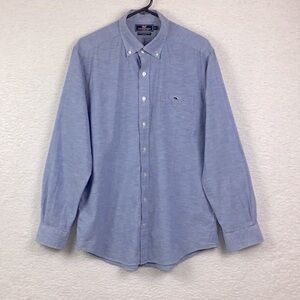 Vineyard Vines Men’s Casual Button Down Long Sleeve Shirt Size Large.
